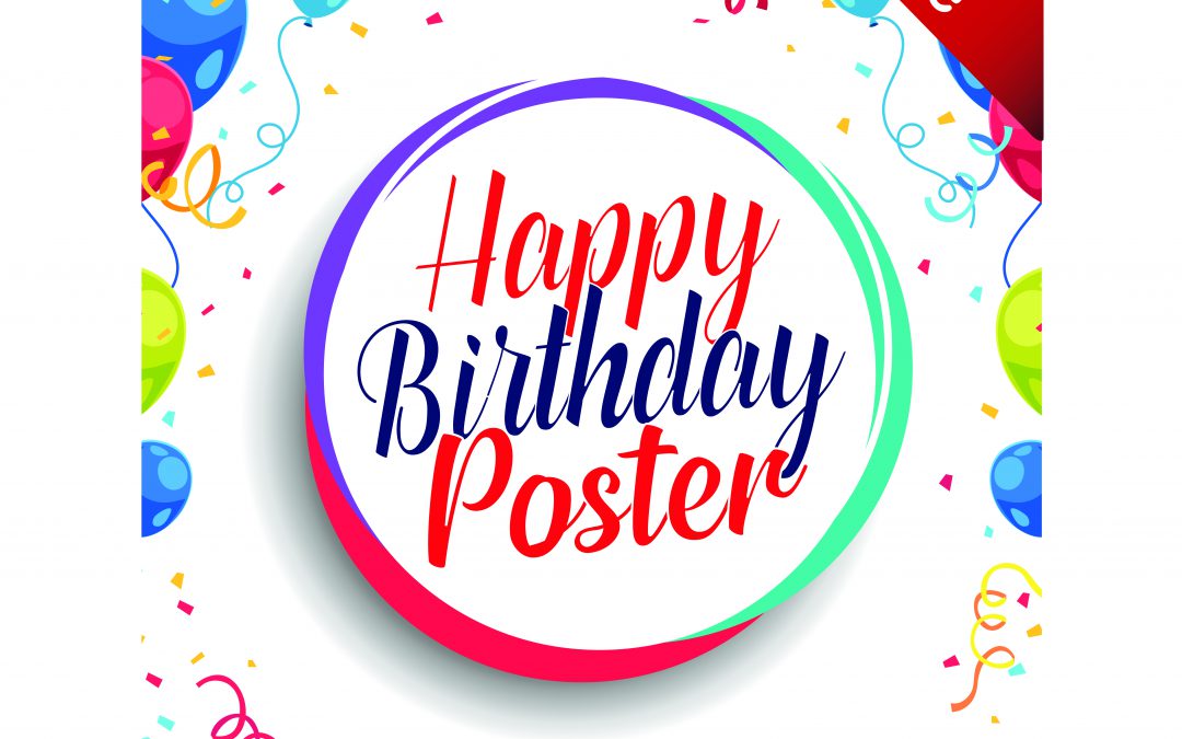 Birthday Posters are on sale now for $10!